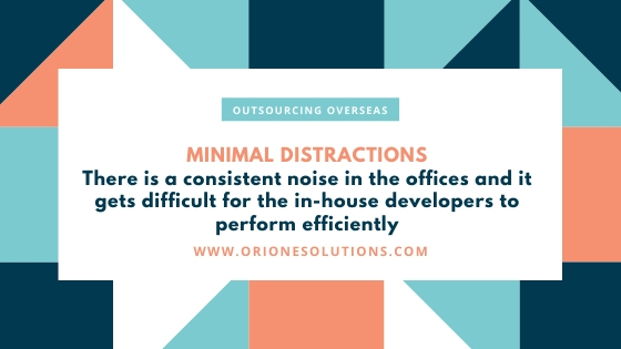 minimal distractions